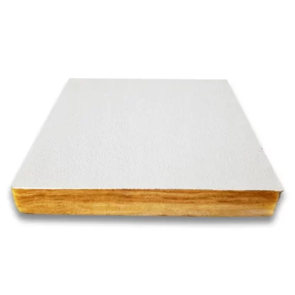 Forro Lã de Vidro Ecophom Mineralis Lay-in 15 x 625 x 1250 Mm Branco